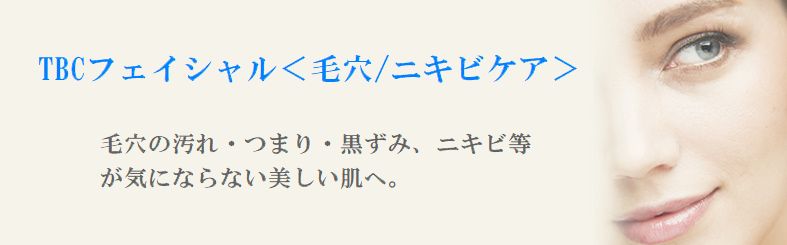 {ニキビ等が気にならない美しい肌へ}